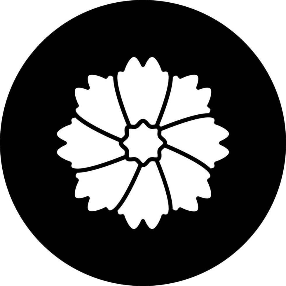 Minze Ringelblume Vektor Symbol Stil