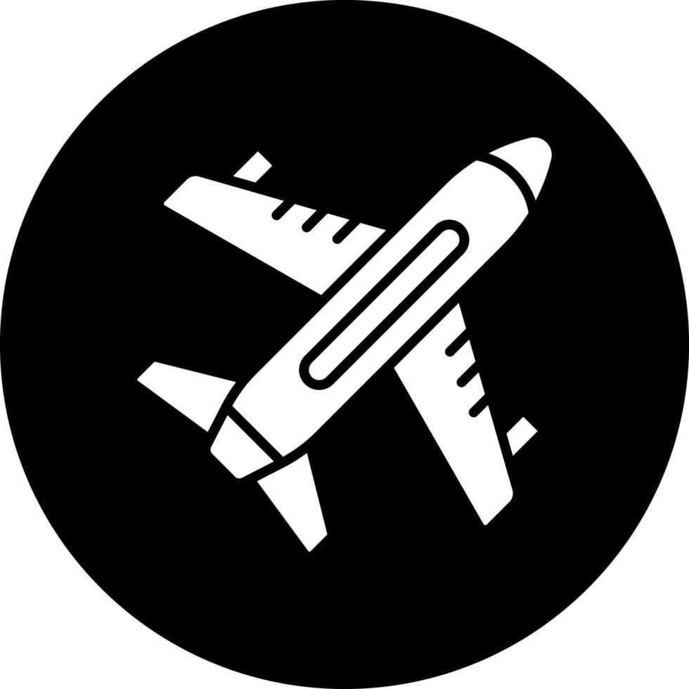 Flugzeug Vektor Symbol Stil