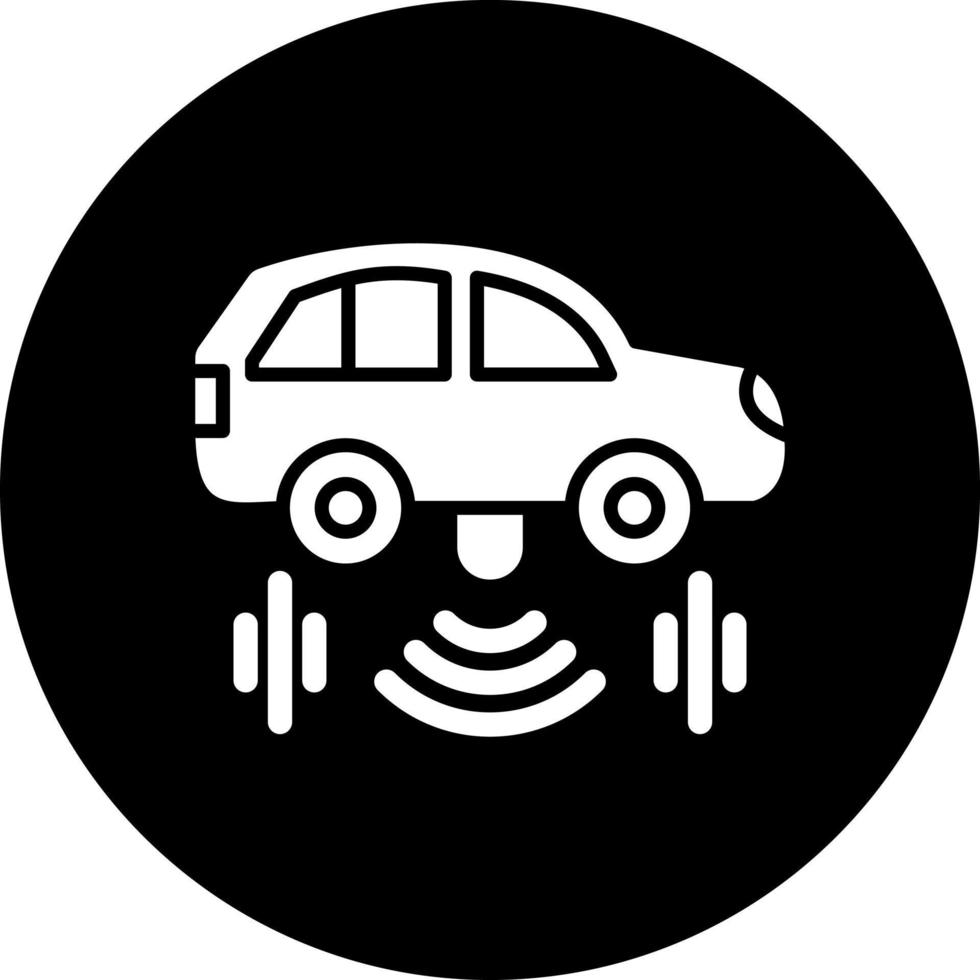 fliegend Auto Vektor Symbol Stil