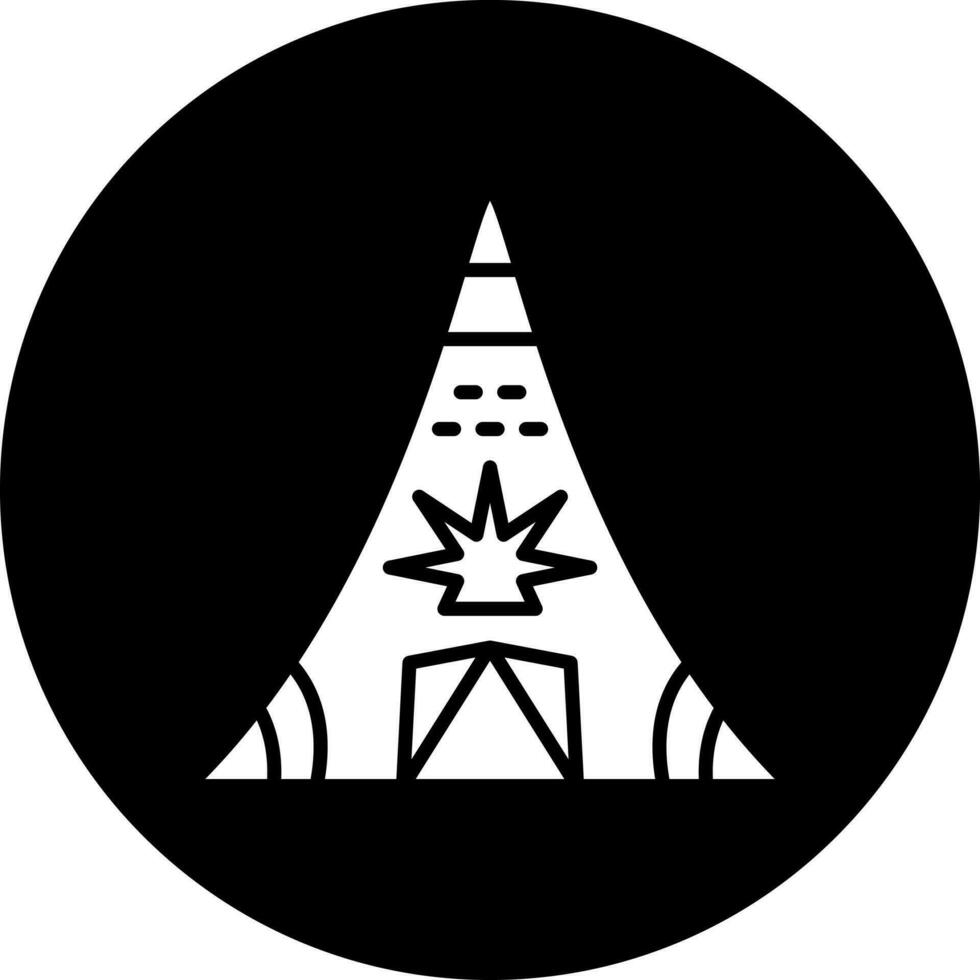 Wüste Tipi Vektor Symbol Stil