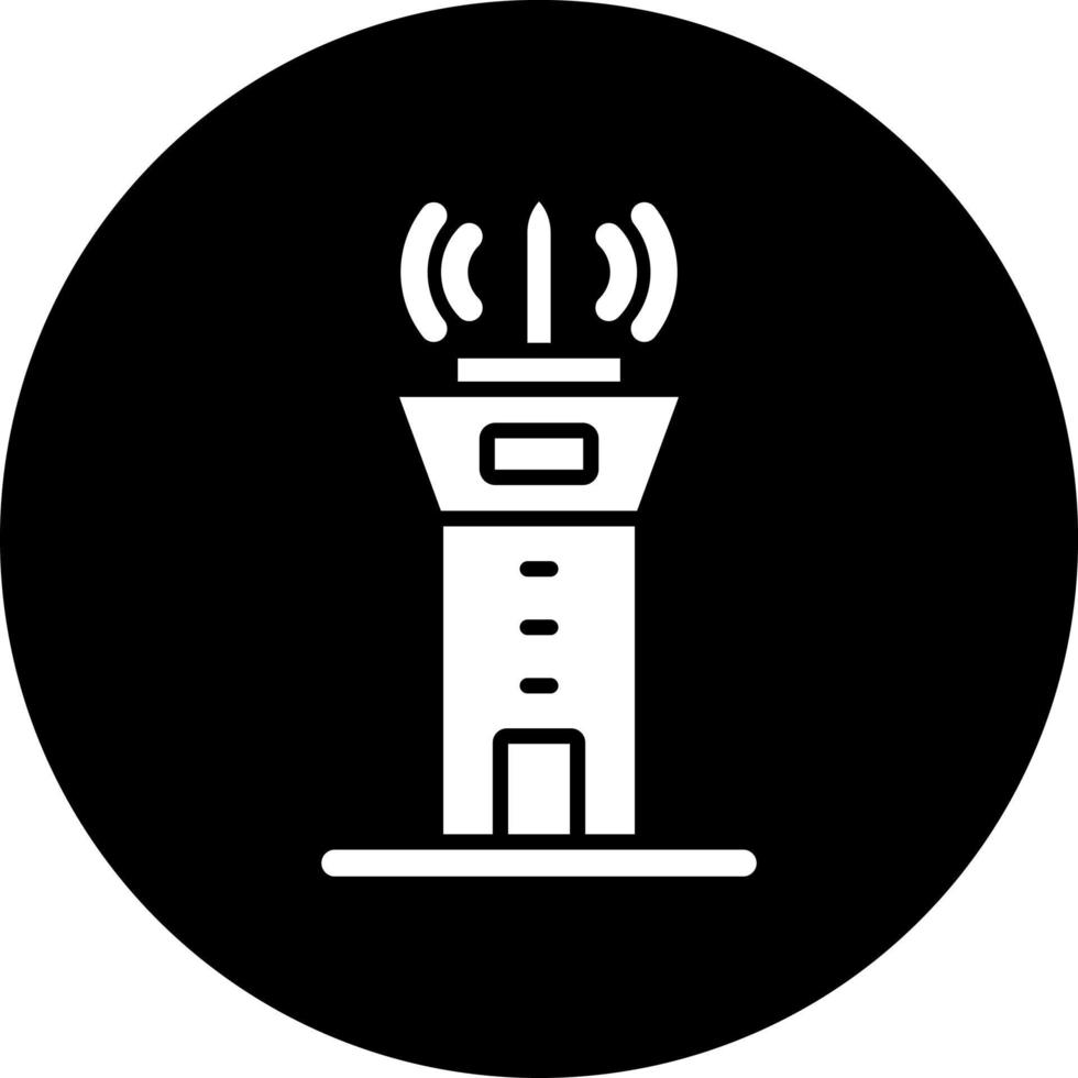 Steuerung Turm Vektor Symbol Stil