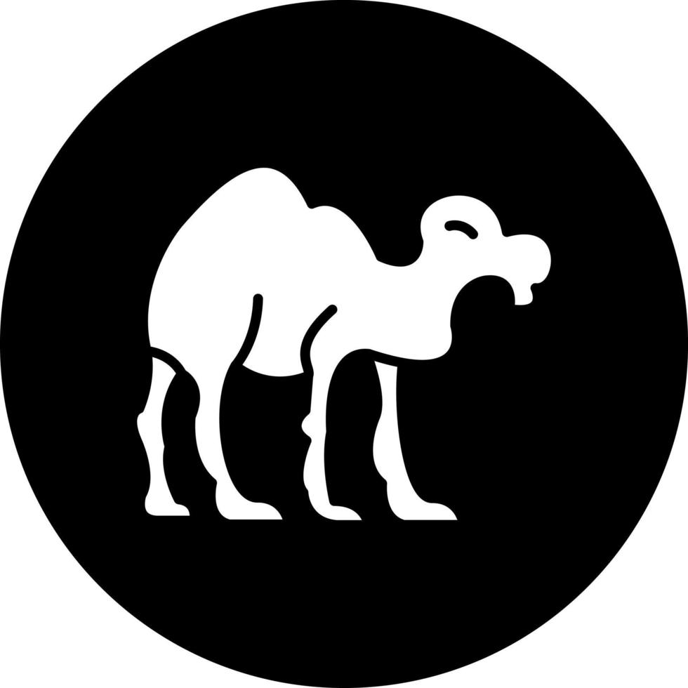 kamel vektor ikon stil
