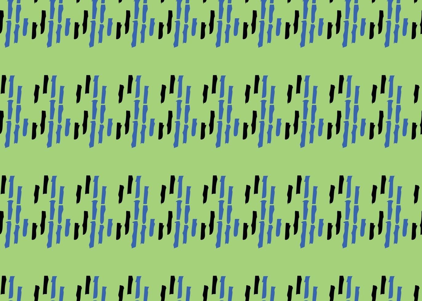 Vektor Textur Hintergrund, nahtloses Muster. handgezeichnete, blaue, schwarze, grüne Farben.
