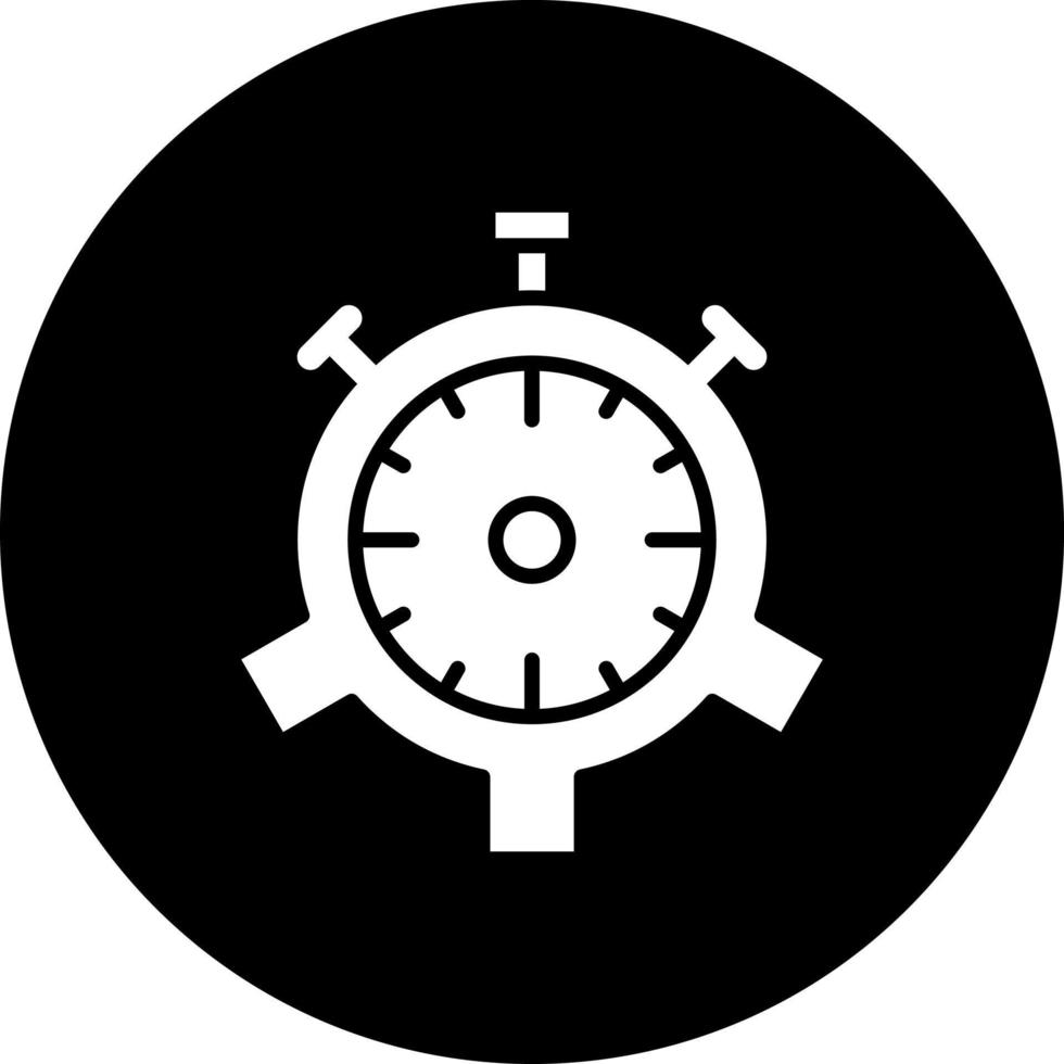 Zeit Verwaltung Vektor Symbol Stil