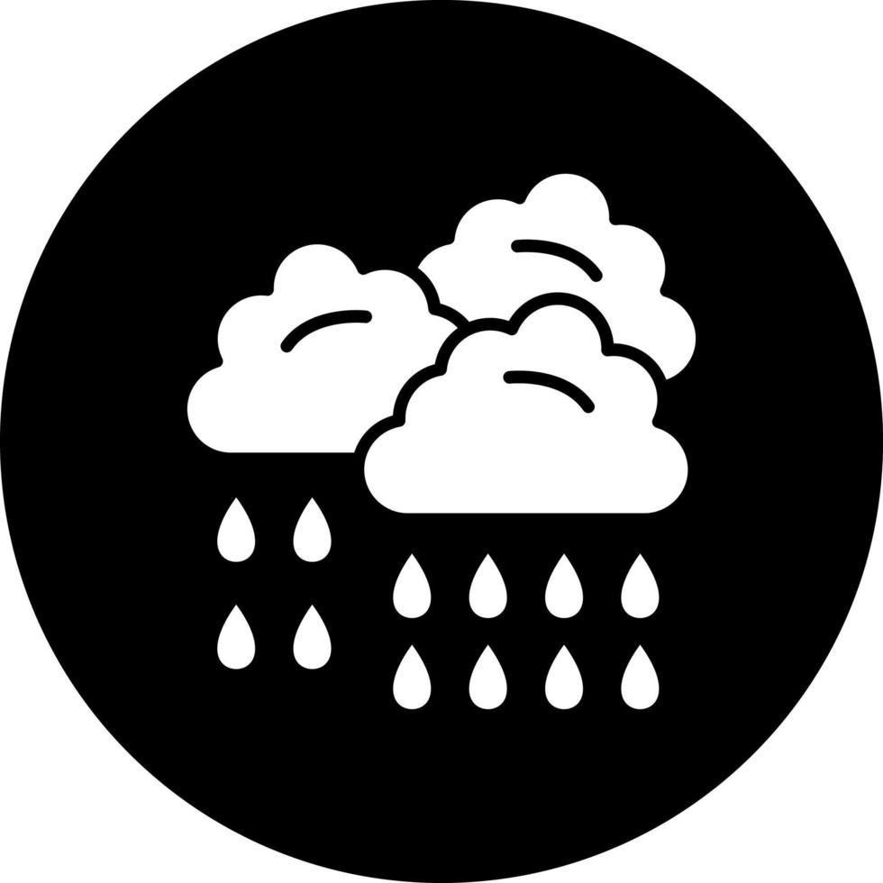 regnar vektor ikon stil