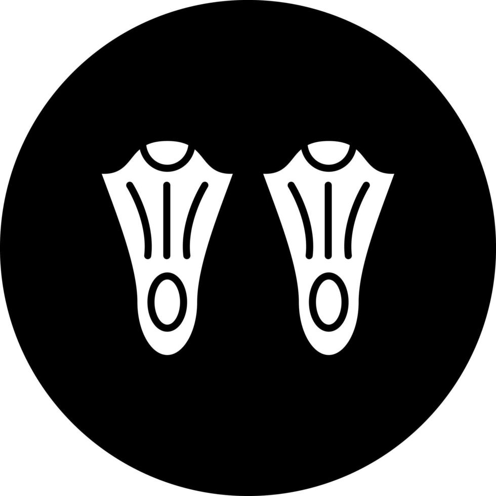 Flossen Vektor Symbol Stil