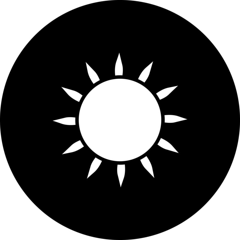 Sonne Vektor Symbol Stil