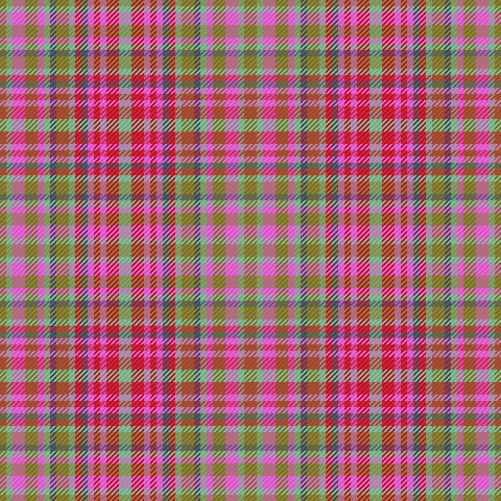 Hintergrund Vektor nahtlos. Textur Muster Stoff. Tartan Plaid Textil- überprüfen.