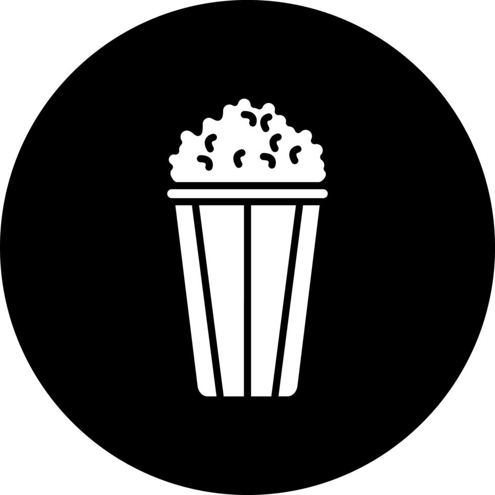 Popcorn Vektor Symbol Stil
