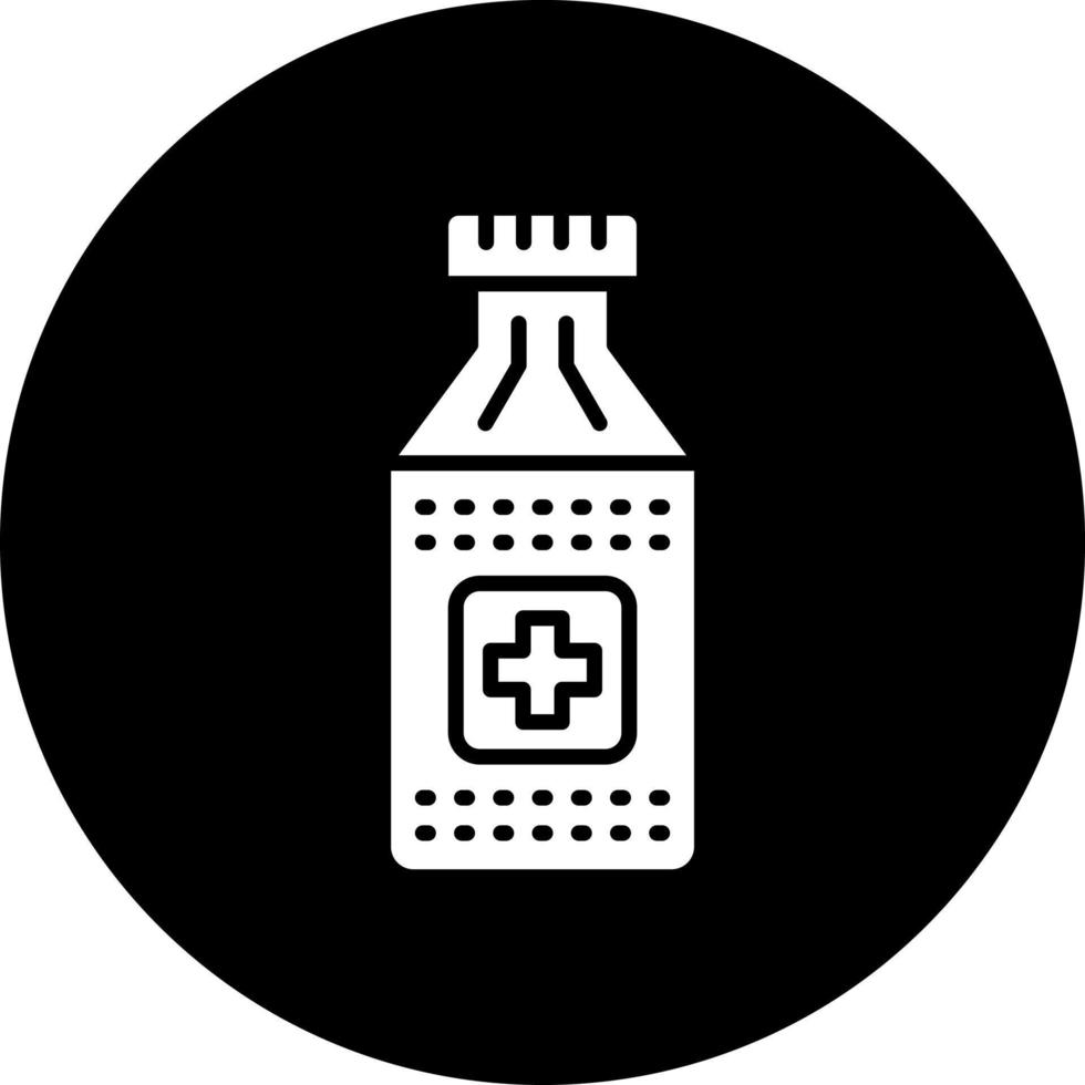 Tabletten Flasche Vektor Symbol Stil