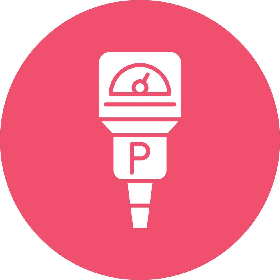 Vektor Design Parkplatz Meter Symbol Stil