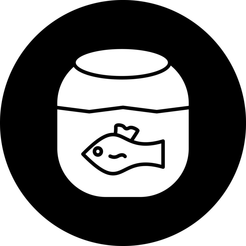 fisk tank vektor ikon stil