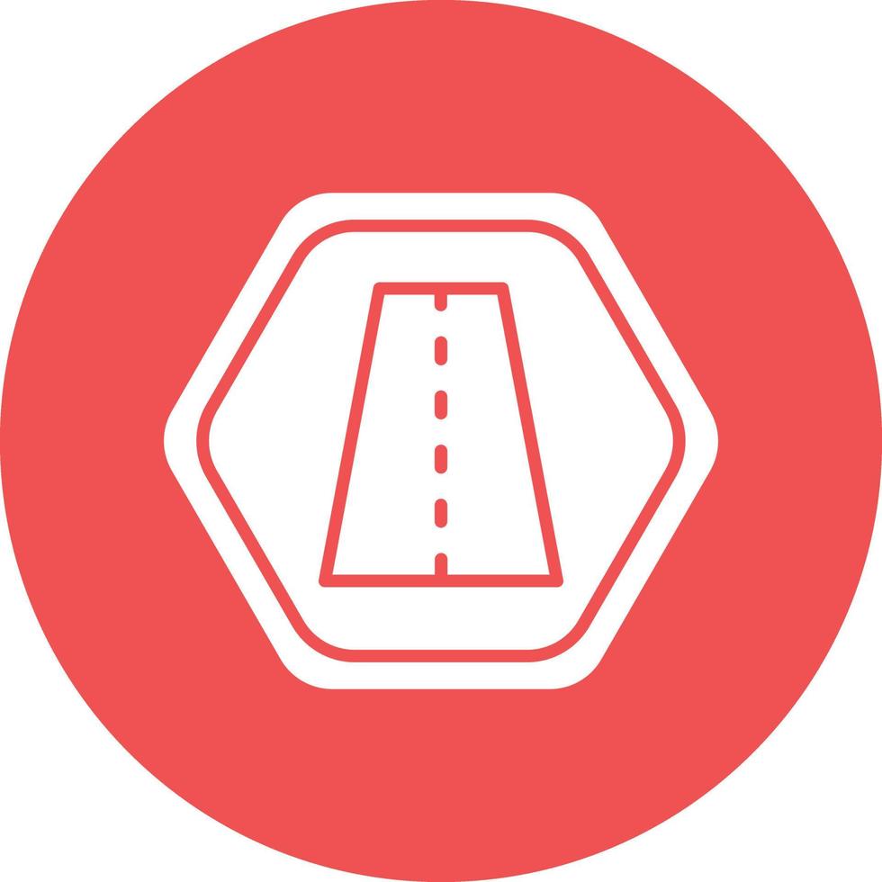 Vektor Design Fahrbahn Symbol Stil