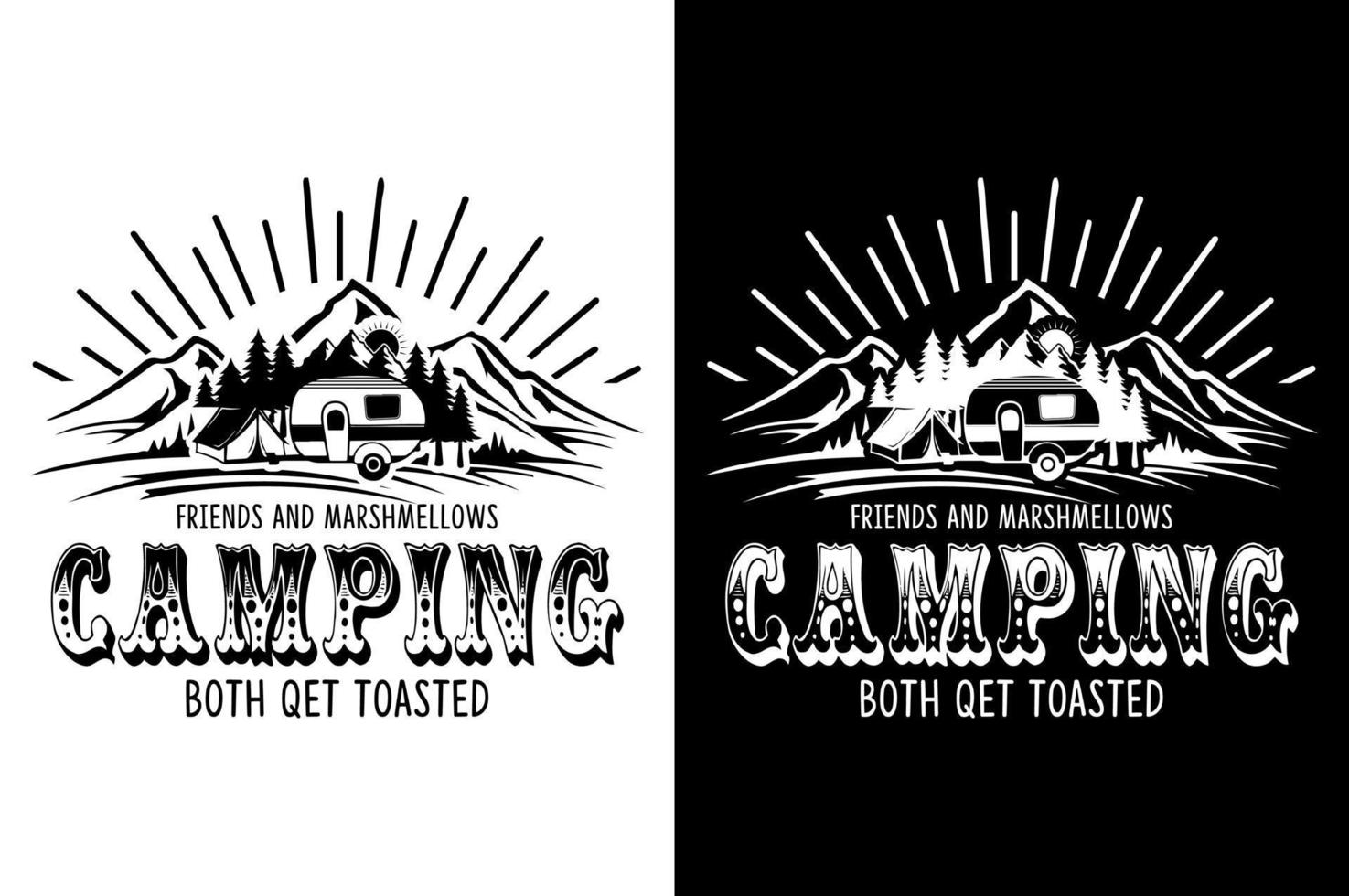 camping typografi citat t skjorta vektor illustration design