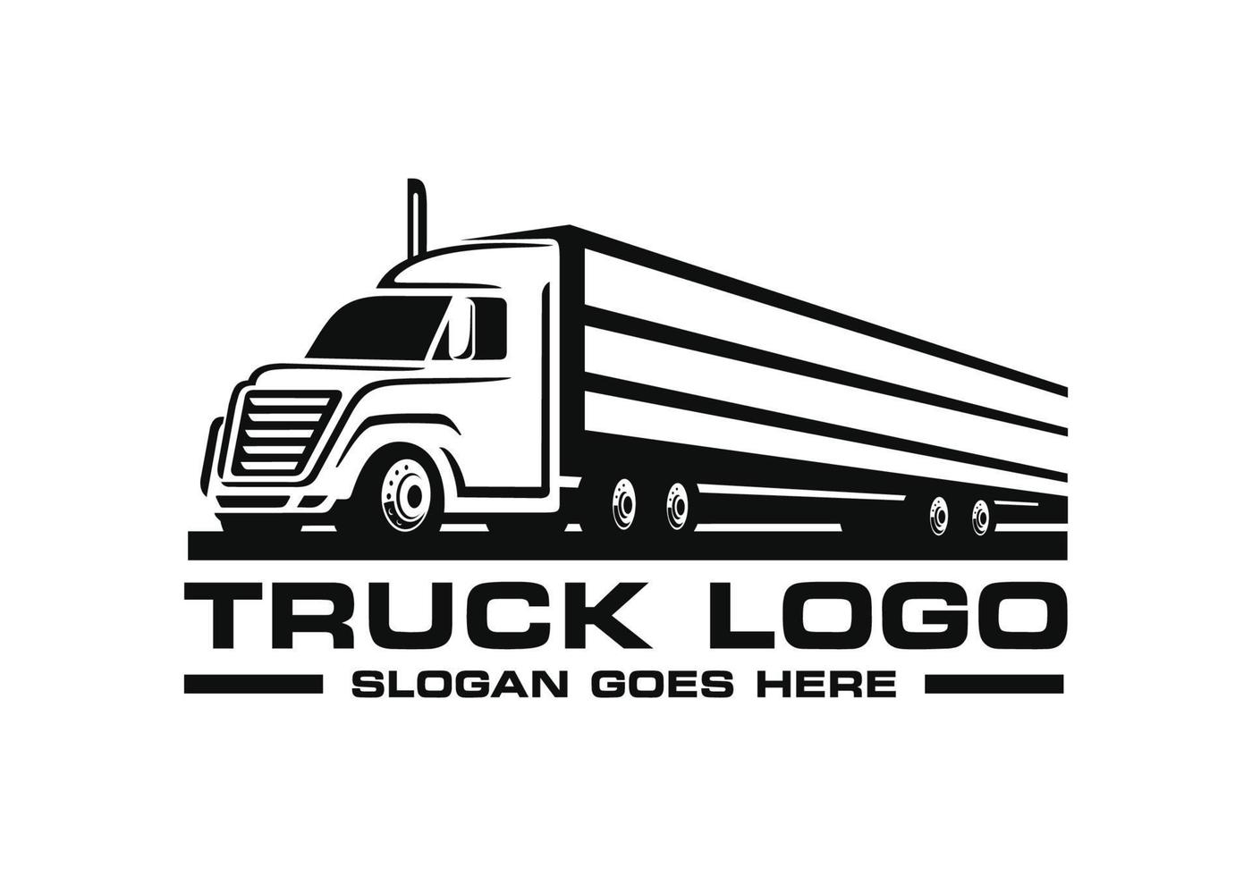 LKW-Logo-Design-Vektor-Illustration vektor