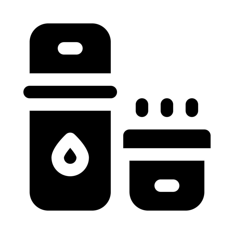 Thermosflasche Symbol zum Ihre Webseite, Handy, Mobiltelefon, Präsentation, und Logo Design. vektor