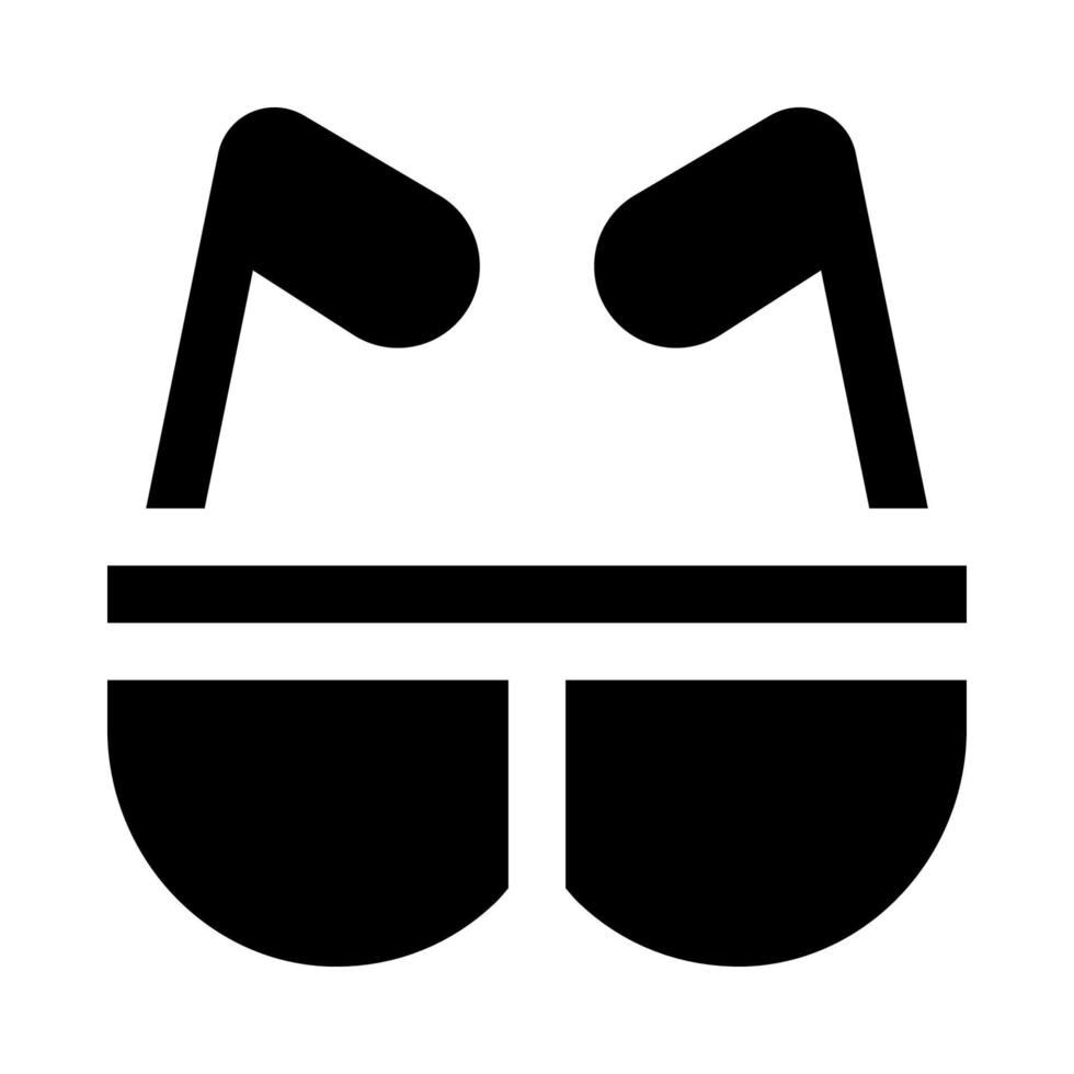 Sonnenbrille Symbol zum Ihre Webseite, Handy, Mobiltelefon, Präsentation, und Logo Design. vektor