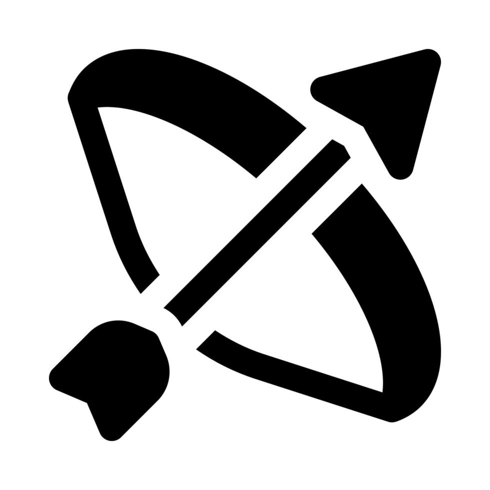 Bogen Symbol zum Ihre Webseite, Handy, Mobiltelefon, Präsentation, und Logo Design. vektor
