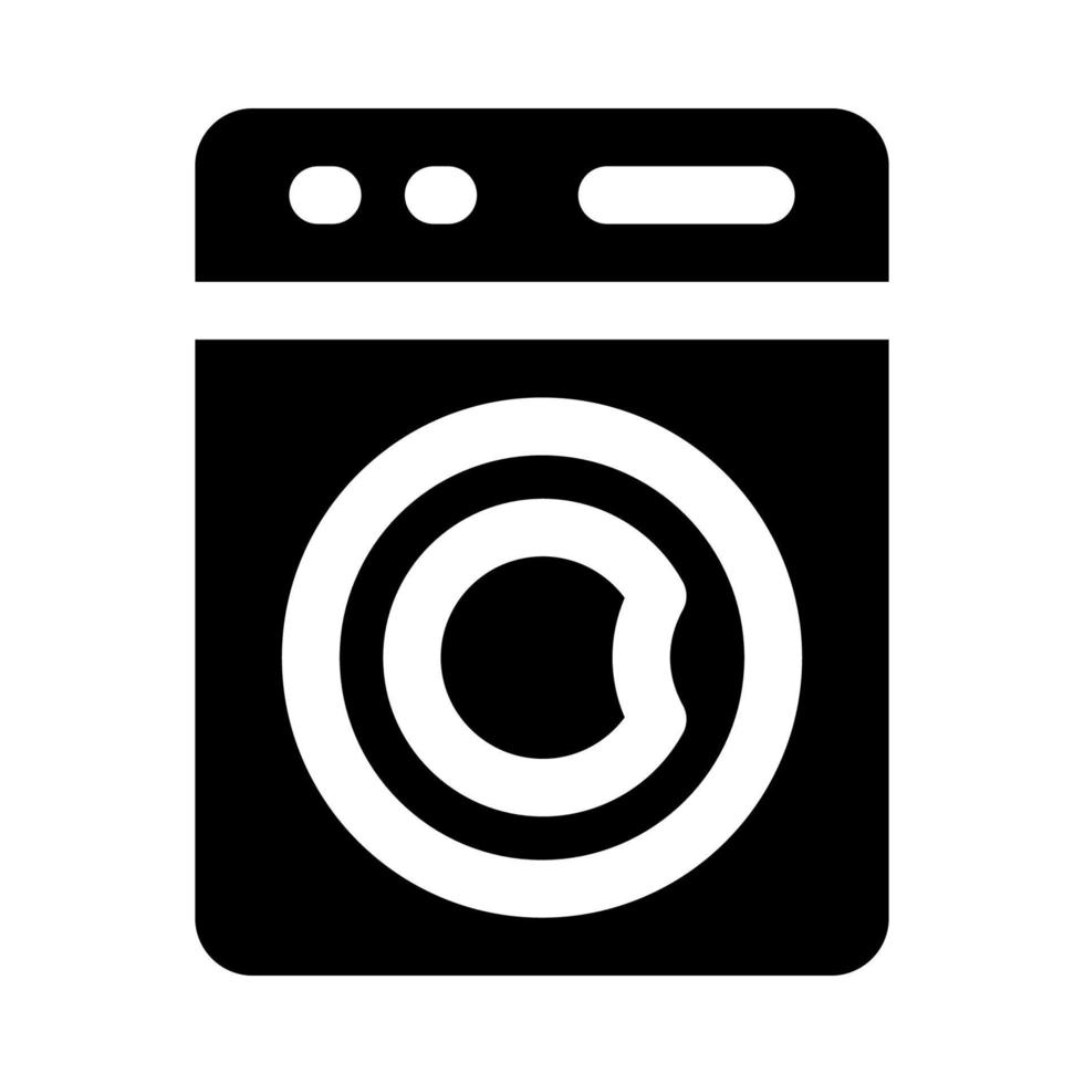 tvättning maskin ikon för din hemsida, mobil, presentation, och logotyp design. vektor