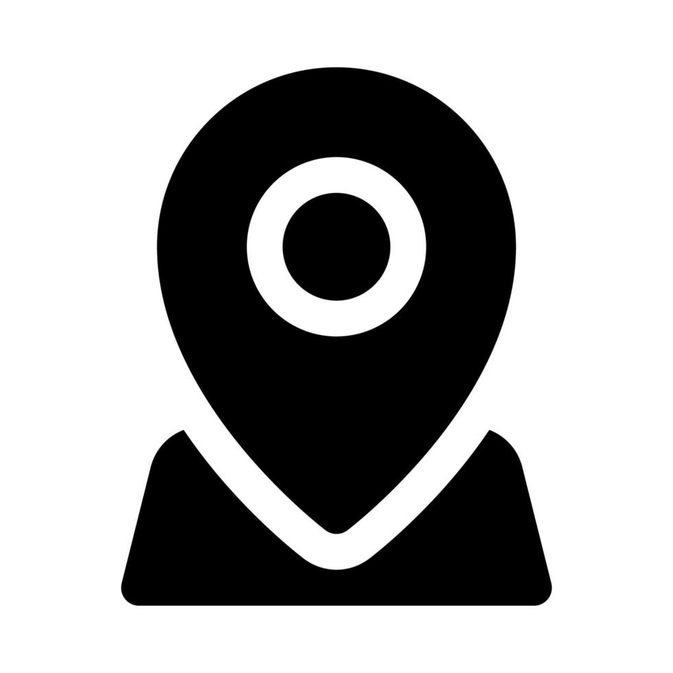 Standortsymbol für Ihre Website, Ihr Mobiltelefon, Ihre Präsentation und Ihr Logodesign. vektor