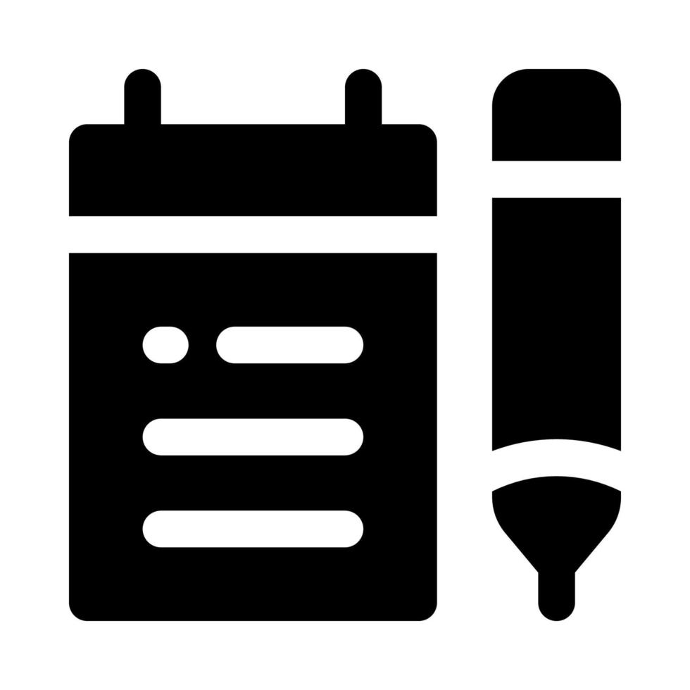 Notebook-Symbol für Ihre Website, Ihr Handy, Ihre Präsentation und Ihr Logo-Design. vektor