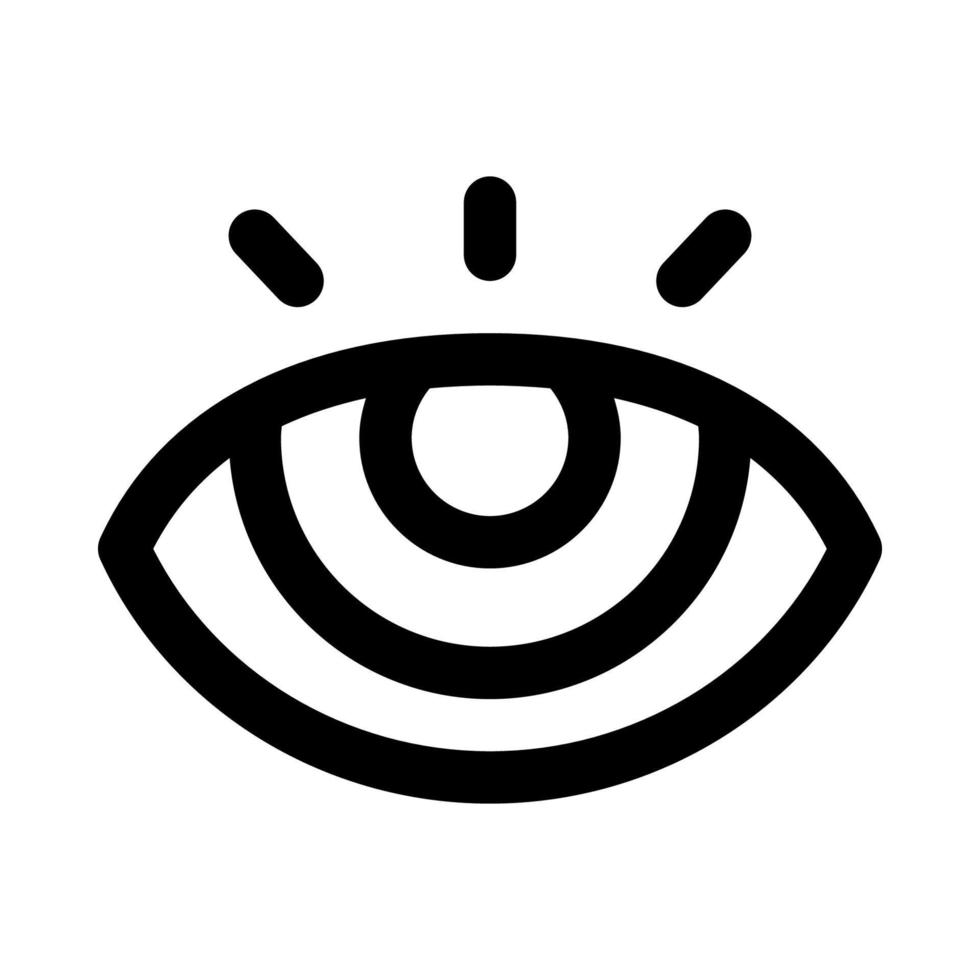 Vision-Symbol für Ihre Website, Ihr Handy, Ihre Präsentation und Ihr Logo-Design. vektor