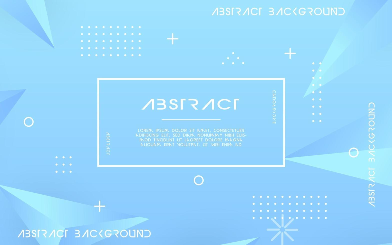 abstrakt 3d triangel blå bakgrund baner design, vektor illustration.