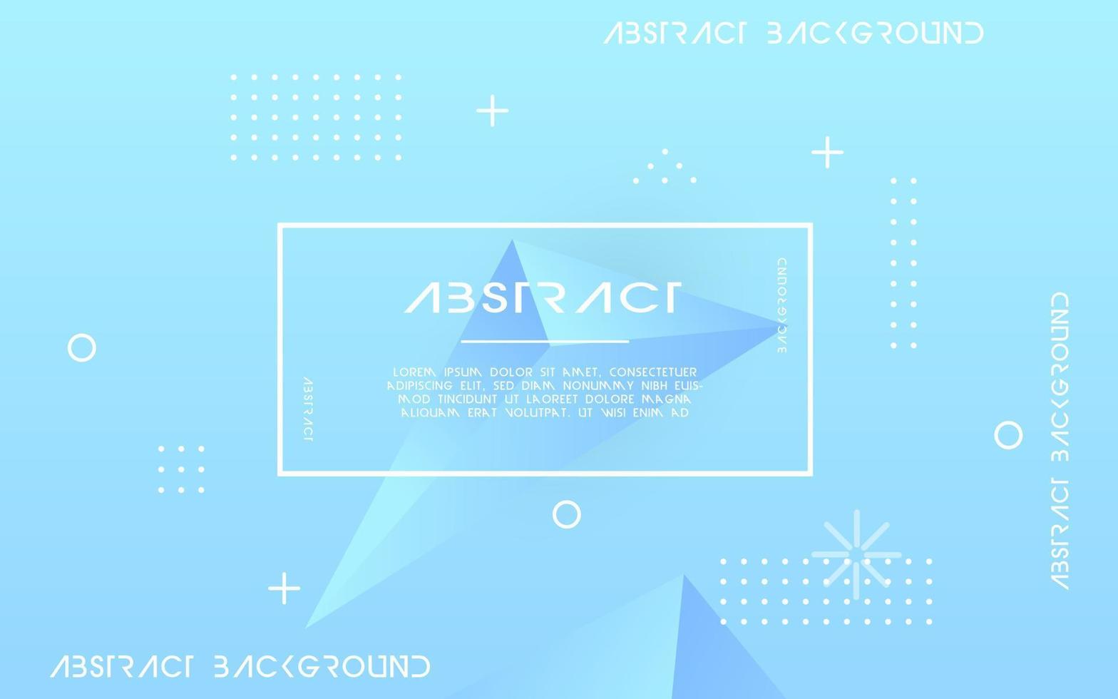 abstrakt 3d triangel blå bakgrund baner design, vektor illustration.