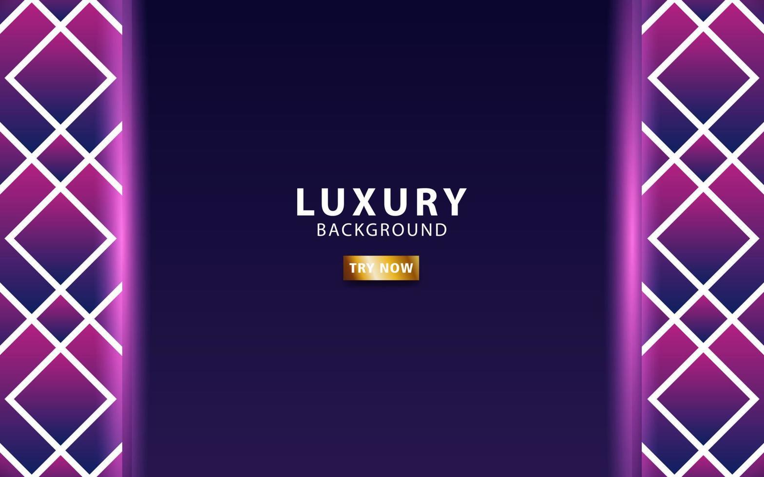Luxus abstrakt 3d Hintergrund mit lila Papier Lagen. Vektor Illustration im geometrisch Textur mit lila glänzend. Grafik Design Element. modern Dekoration