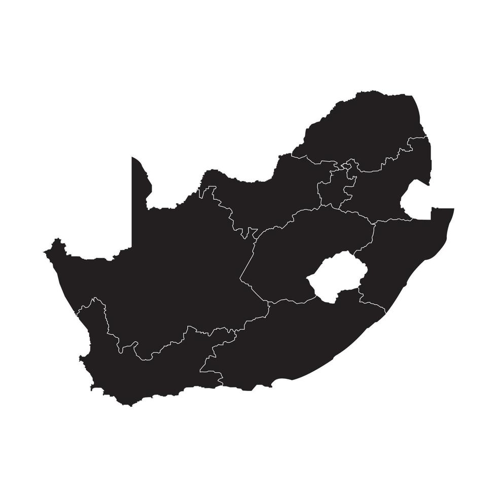 Süd Afrika Karte Symbol vektor