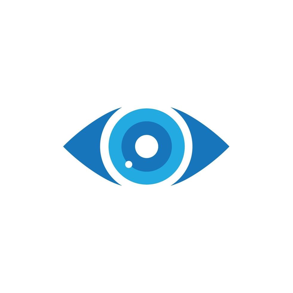 ögonvård vektor logo design, ikon mall