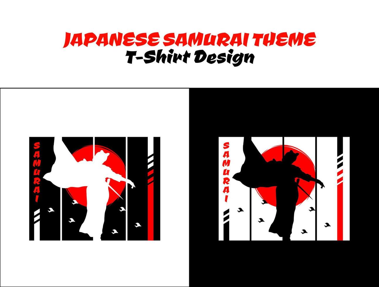 städtisch weiblich Samurai, Silhouette Japan Samurai Vektor zum Design t Hemd Konzept, Silhouette Samurai, japanisch T-Shirt Design, japanisch Thema T-Shirt Design