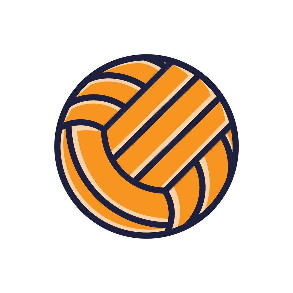 Volleyball Symbol Design Vektor