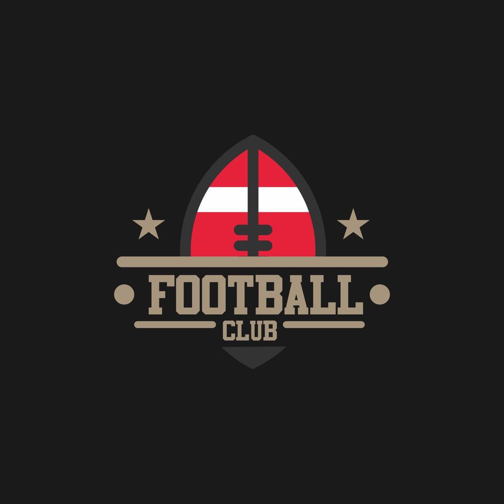 Fußball Abzeichen Meister Liga Logo Vektor