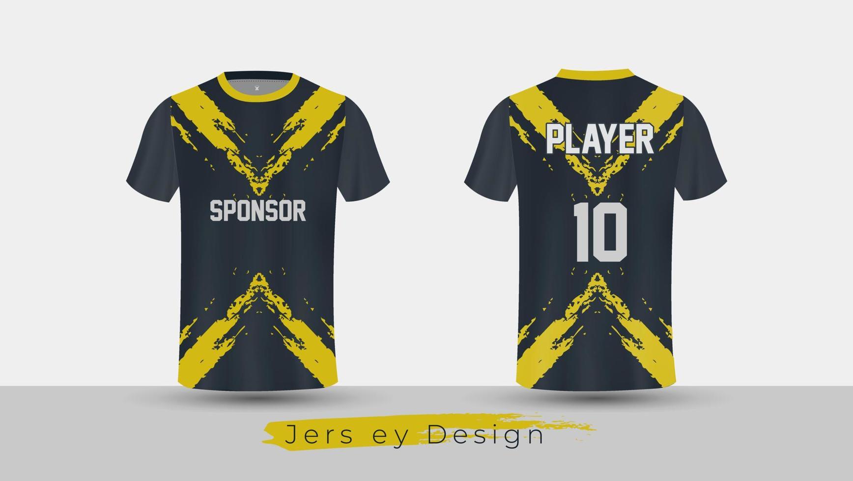 fotboll jersey design, gaming t skjorta jersey mall vektor