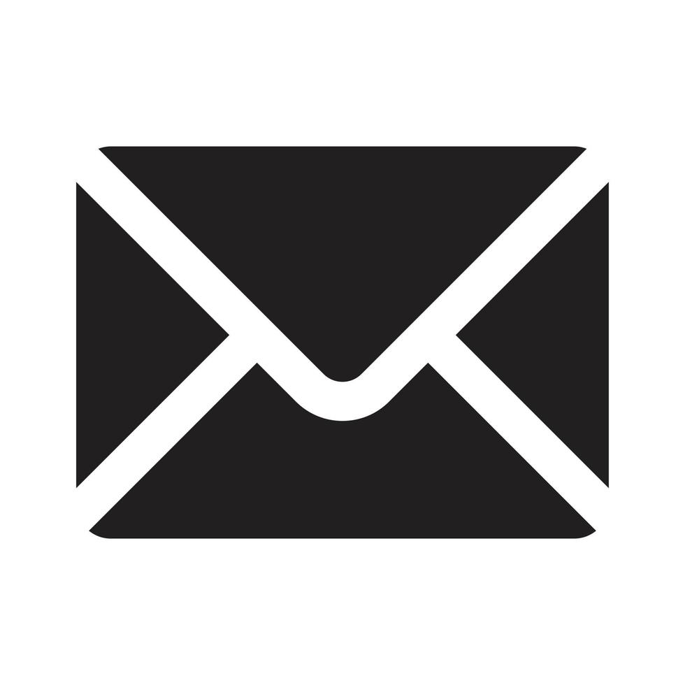 Botschaft Symbol Vektor, Posteingang Symbol, Email Symbol, Briefumschlag Mail Symbol und Blase Plaudern Symbol Vektor Illustration zum Netz und Handy, Mobiltelefon Apps Kontakt Symbole schwarz und Weiß