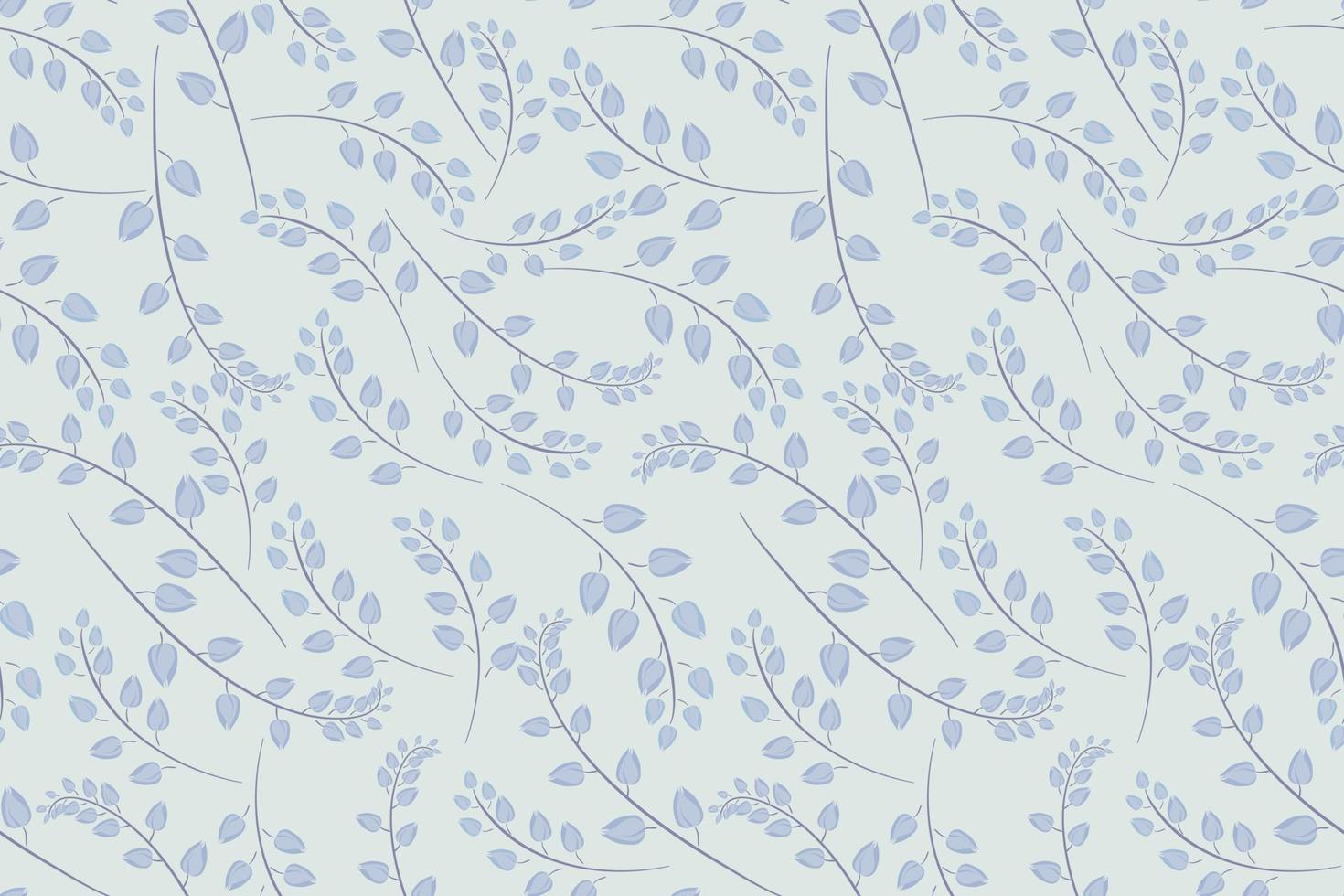 söt pastell blommig sömlös mönster design hand teckning vektor illustration för textil- tyg interiör etc