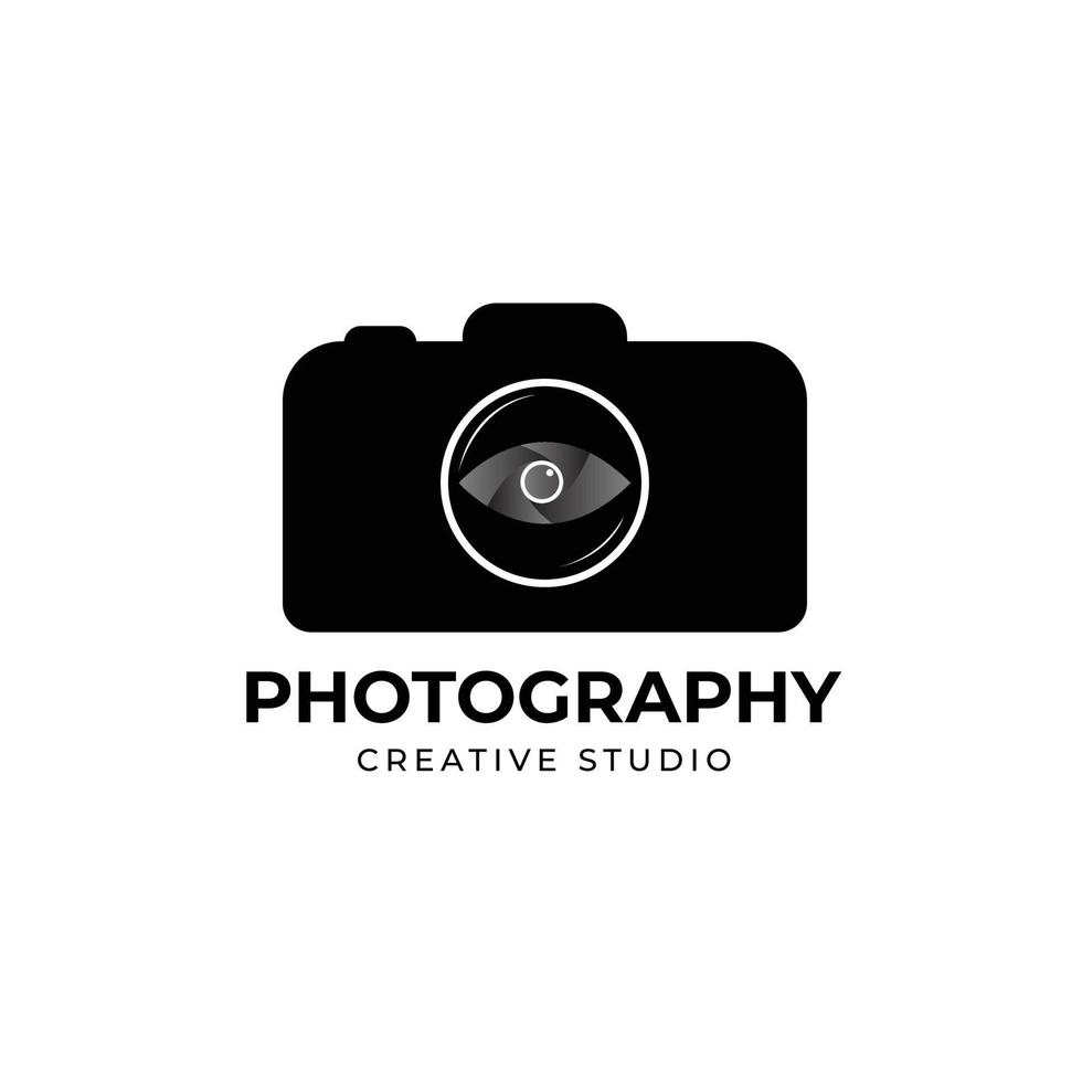 Fotografie Logo Kamera Linse Symbol Vektor Vorlage