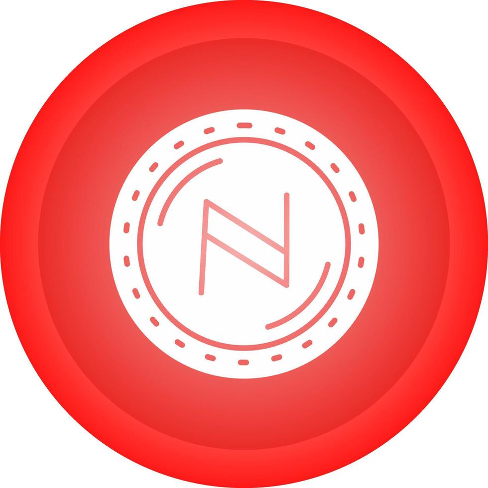 namecoin valuta vektor ikon