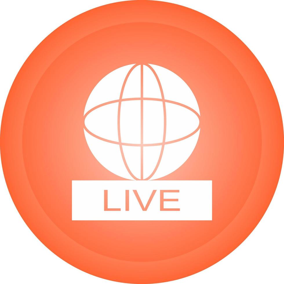 Vektorsymbol für Live-Nachrichten vektor