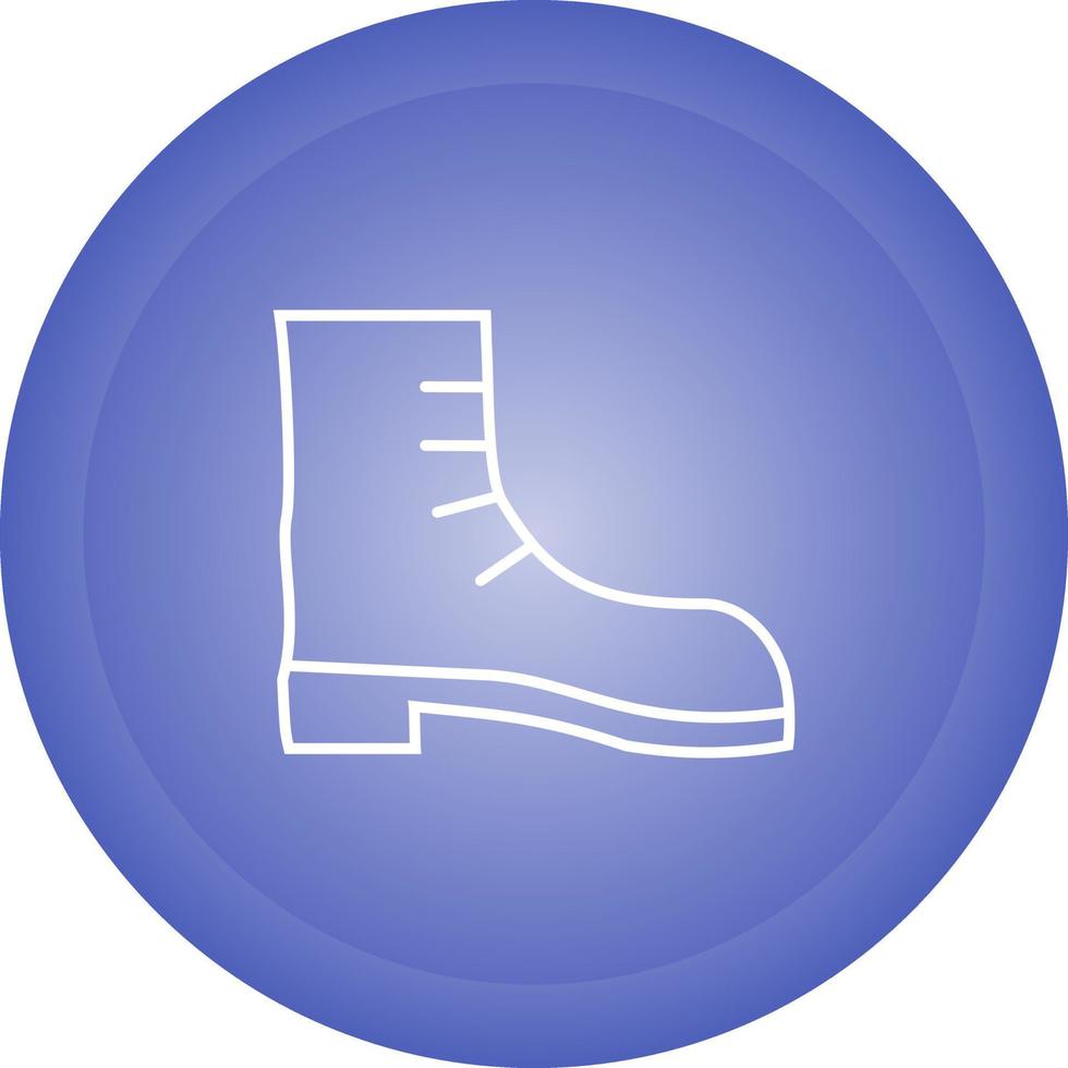 Vektorsymbol für Campingstiefel vektor