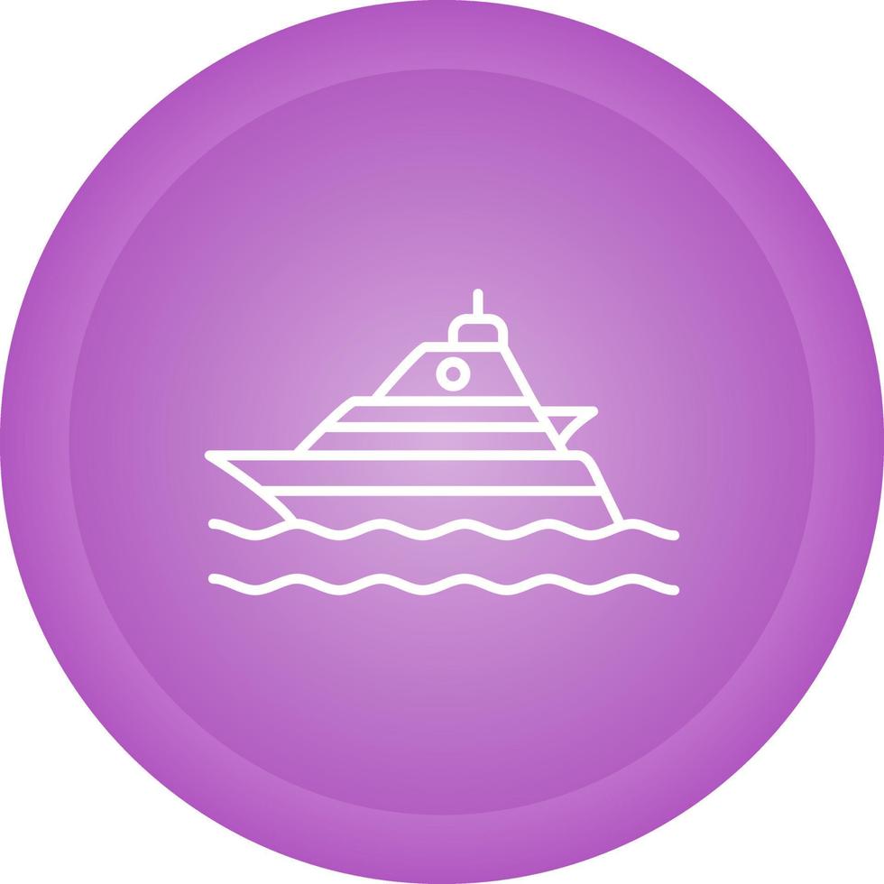 Yacht-Vektor-Symbol vektor