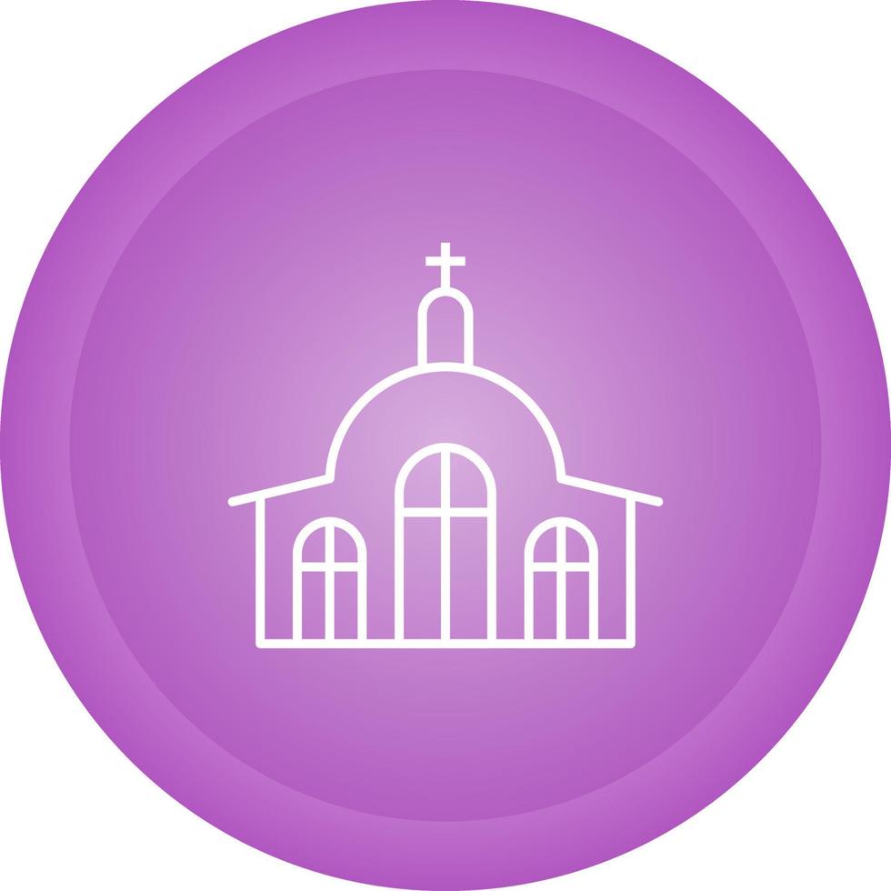 kyrkan vektor ikon