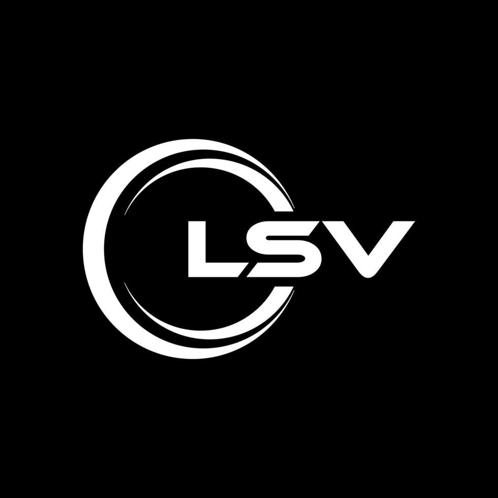 lsv Brief Logo Design im Illustration. Vektor Logo, Kalligraphie Designs zum Logo, Poster, Einladung, usw.