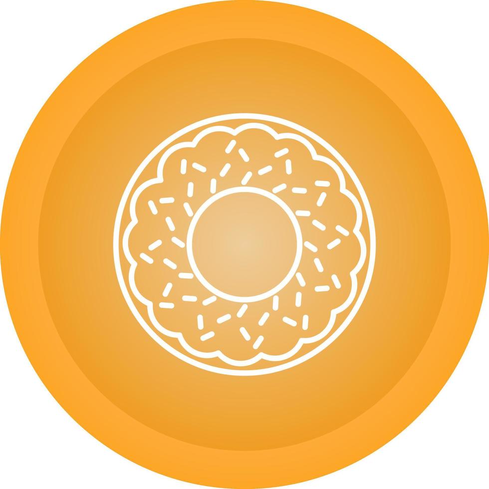 Donut-Vektor-Symbol vektor