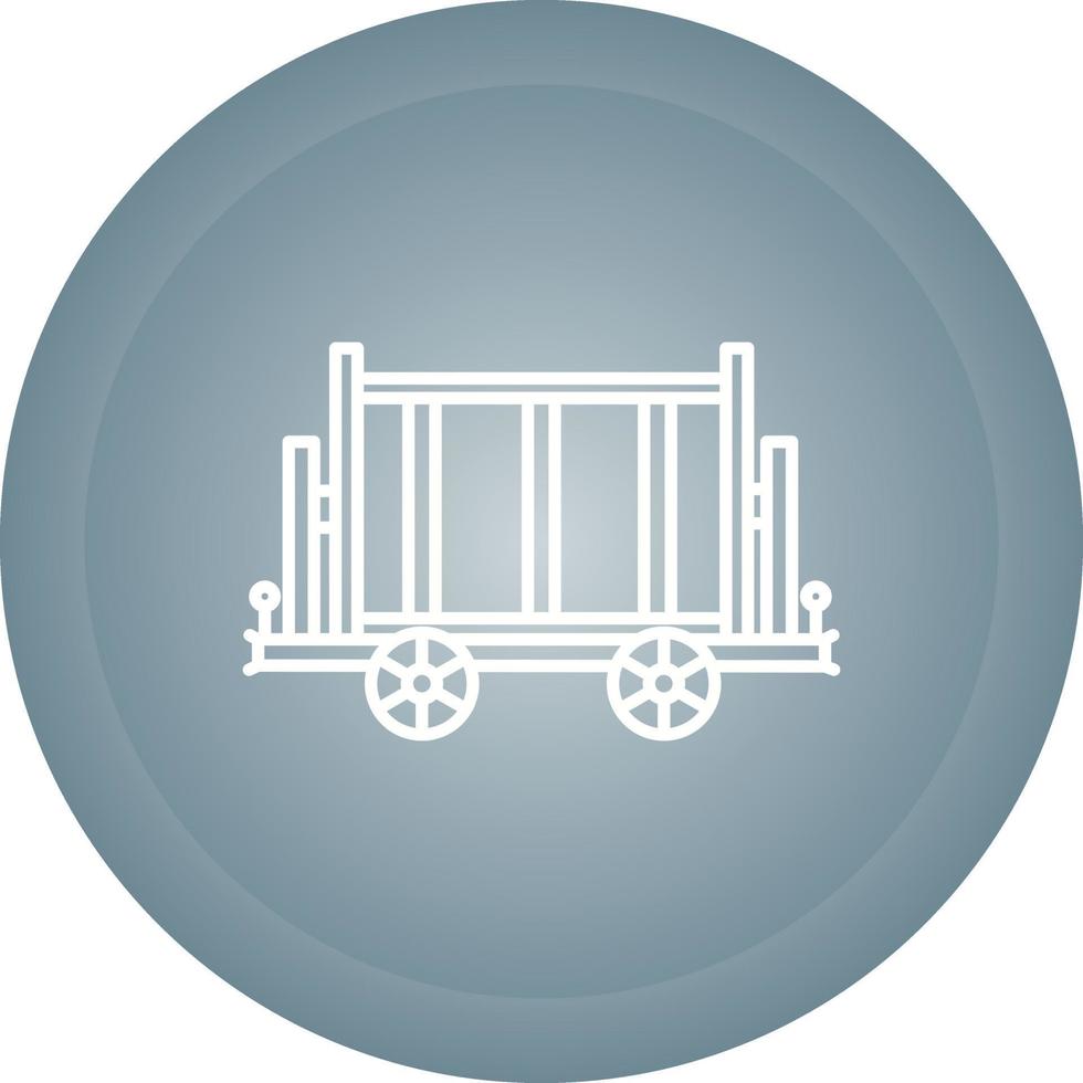 Trolley-Vektor-Symbol vektor