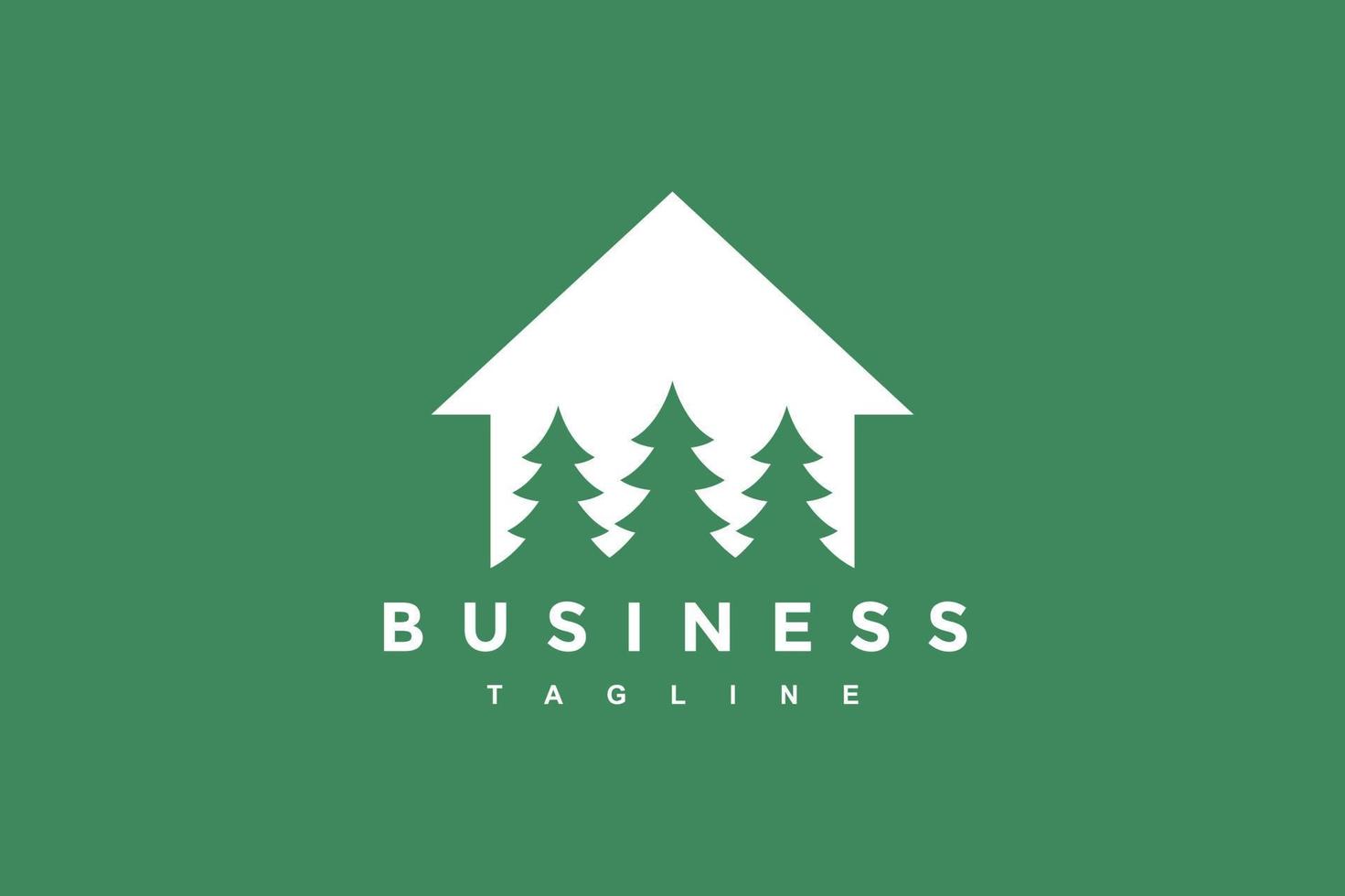 Tanne Baum Haus Logo vektor