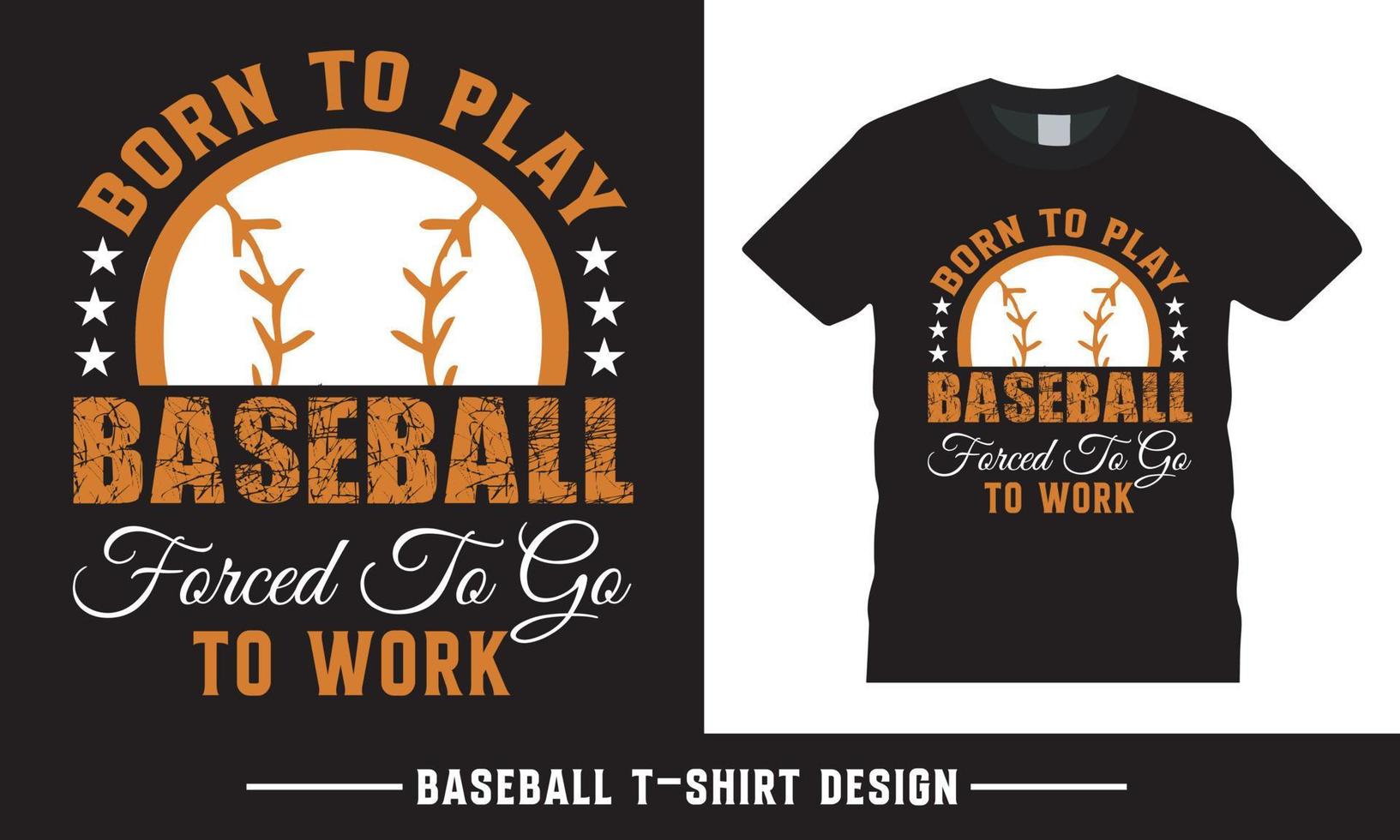 Baseball Hemd Design, Baseball Typografie Vektor T-Shirt Design Vorlage