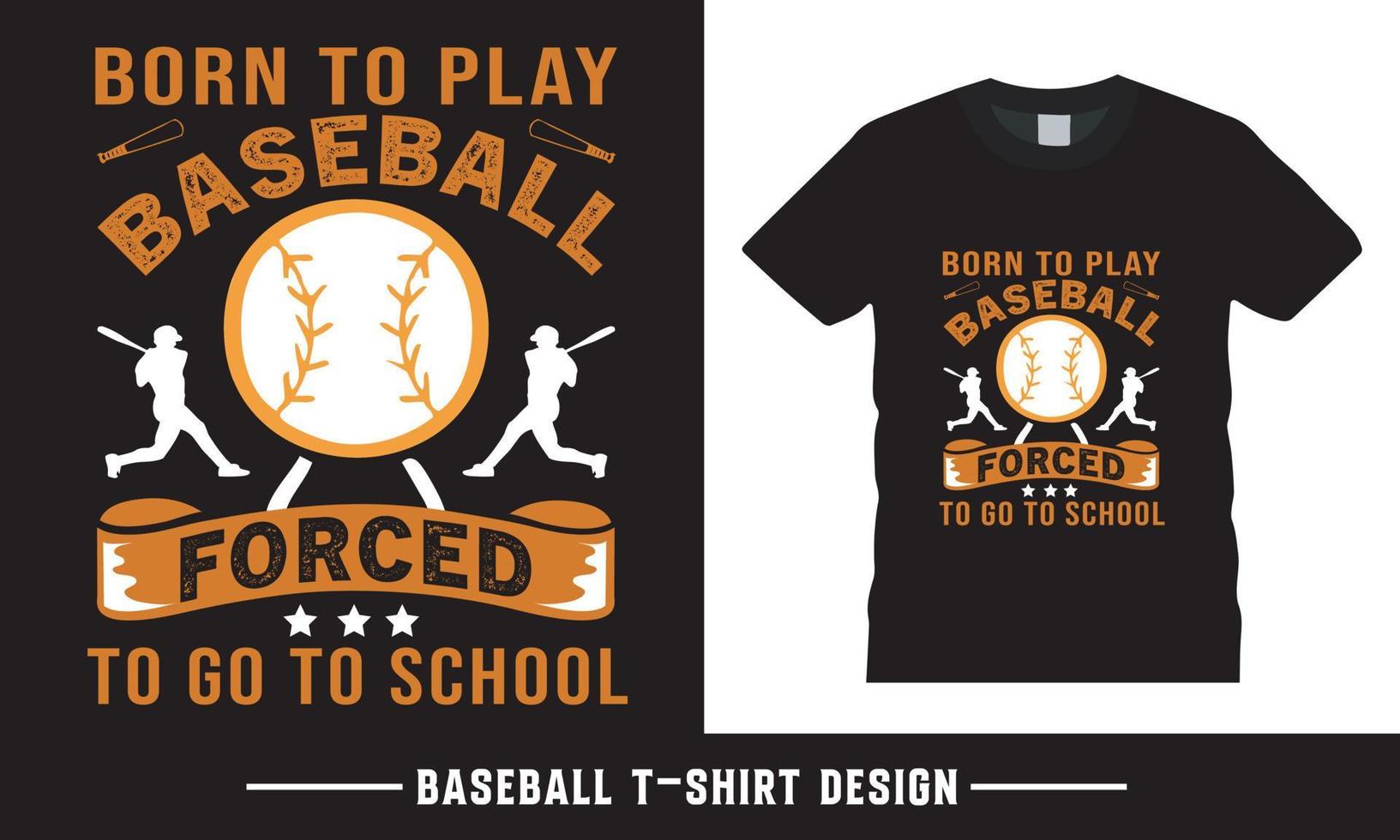 Baseball Hemd Design, Baseball Typografie Vektor T-Shirt Design kostenlos Vektor