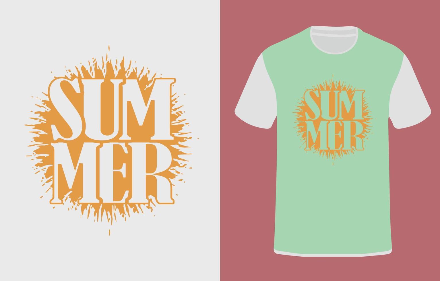 Sommer- Typografie Grafik Design, zum T-Shirt Drucke, Vektor Illustration